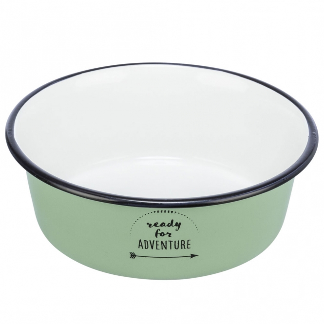 Trixie Napf aus Emaille/Edelstahl - ready for adventure - 0,3 l/ø 12 cm 25211.jpg