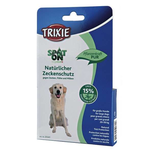 Trixie Spot-On Natürliches Zeckenmittel f. große Hunde – MHD 8/2017
