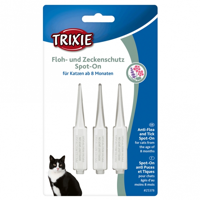 Trixie Floh- und Zeckenschutz Spot-On, Katze - Katze über 8 Mon. 25378 katze.jpg