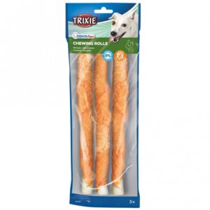 Trixie Denta Fun Chicken Chewing Rolls – 28cm/3 Stück