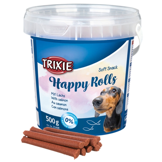 Trixie Soft Snack Happy Rolls 500g Eimer 314981.jpg