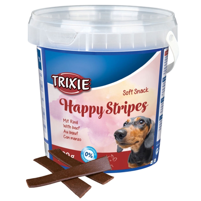 Trixie Soft Snack Happy Stripes 500g Eimer 314992.jpg