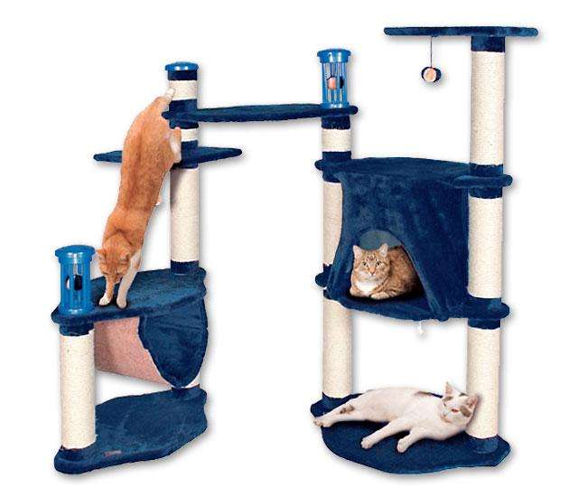 Karlie CATS EMPIRE Kratzbaum LUXOR - Blau 33374 z1.jpg