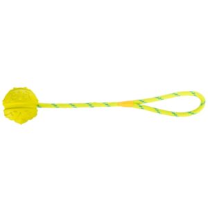 Trixie Naturgummiball am Band, schwimmend – 7 cm