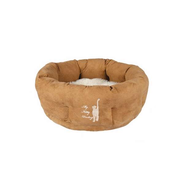 Trixie Kuschelbett Kitty Darling – Hellbraun/Creme