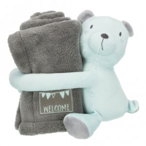 Trixie Junior Kuschel-Set – grau/mint