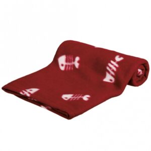 Trixie Fleecedecke Beany – bordeaux, 100 x 70 cm