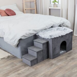Trixie Höhle Harvey mit Treppe – 135 × 47 × 50 cm