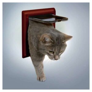 Trixie Katzentür FreeCat Classic 2-Wege – Braun