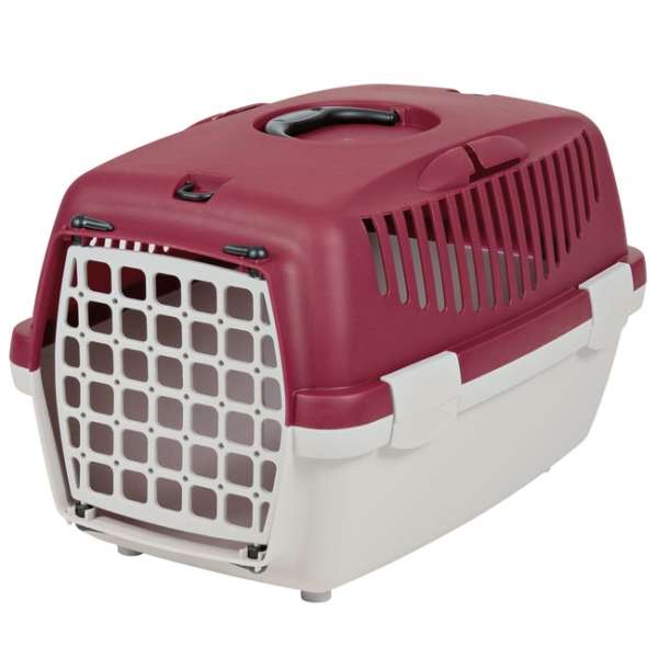 Trixie Transportbox Capri I - hellgrau/rot 39813 trxi.jpg