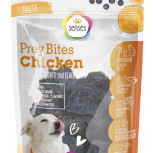 GimDog Senses Prey Bites Hühnchen mit Holunder und Süßkartoffel 100 g