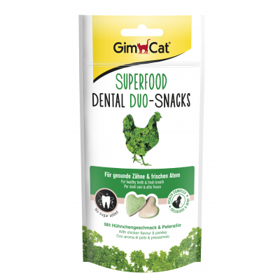 GimCat Superfood Dental Duo-Snacks mit Hühnchengeschmack und Petersilie, 40 g 4002064918013 1.png