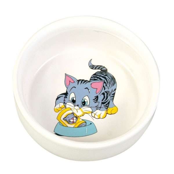 Trixie Keramiknapf Katzenmotiv -0,3 l 4009 trxi.jpg
