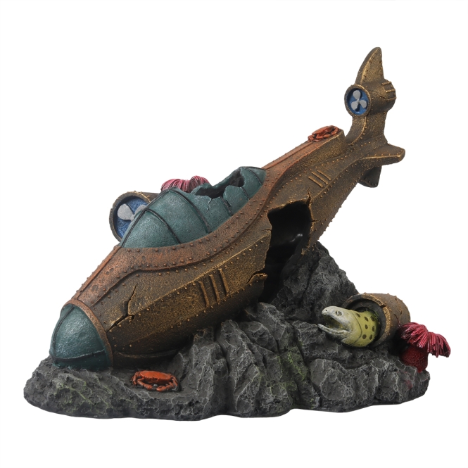 Aqua Della Steampunk versunkenes U-Boot - L - 28,8x17,5x25,8CM 4047059469101 prd webl11 1.jpg