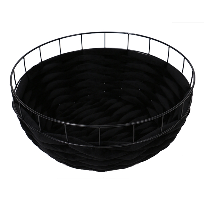 D&D Drahtkorb Ferry - schwarz - 60x60x25cm 4047059471982 prd webl1.jpg