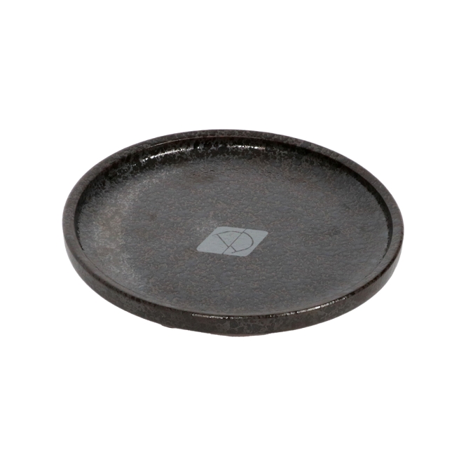 D&D flacher Katzennapf Jasper - black dots 4047059480137 prd webl.jpg