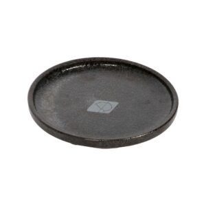 D&D flacher Katzennapf Jasper – black dots