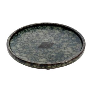 D&D flacher Katzennapf Jasper – green marble