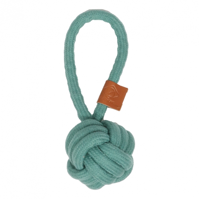 D&D Knotenball mit Schlaufe Harper - blau - 22 x 8cm 4047059480304 prd webl.jpg