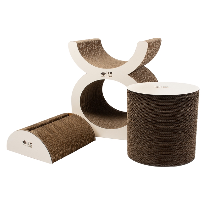 D&D Kratzplayground Faye dreiteilig - braun/beige 4047059484463 prd webl.jpg