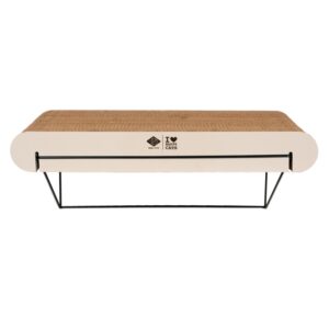 D&D Wandregal aus Pappe David – braun/beige – L – 60x29x24cm