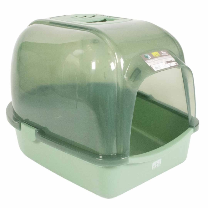 EBI Katzentoilette Eclipse M - transparent/grün 4047059484807 prd webl1.jpg