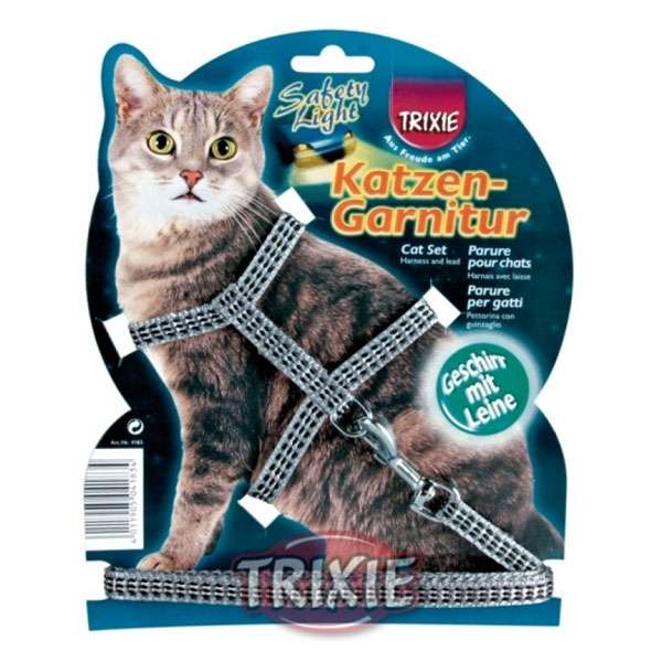 Trixie Katzen-Garnitur mit Leine, reflektierend 4184 trxi.jpg