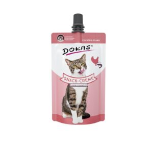 Dokas Cat Snack-Creme Huhn & Garnele 90g
