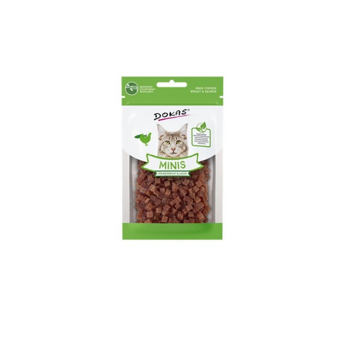 Dokas Cat Snack Minis Hühnerbrust & Lachs 30g 4251276204111.jpg
