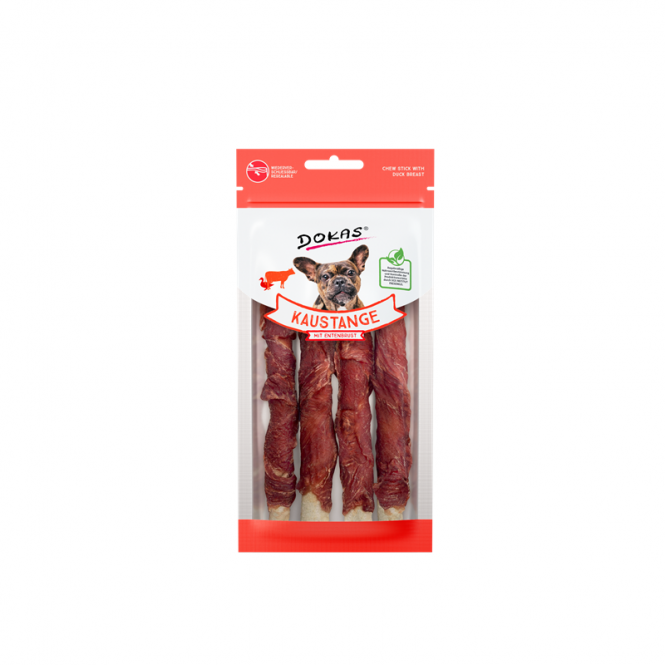 Dokas Dog Snack Kaustange mit Entenbrust 50g 4251276204807.png