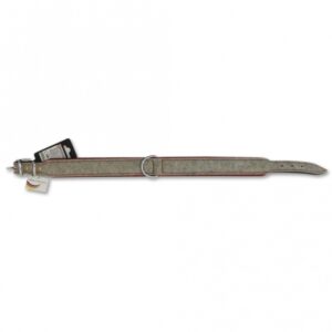 More4Dogs Halsband Rindsleder/Filz – 36-40 cm