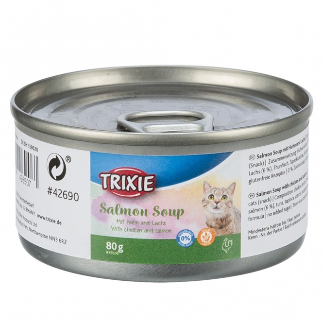 Trixie Soup mit Huhn & Lachs – 80g