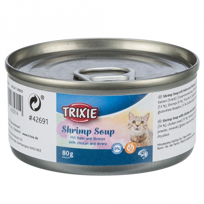 Trixie Soup mit Huhn & Shrimps – 80g