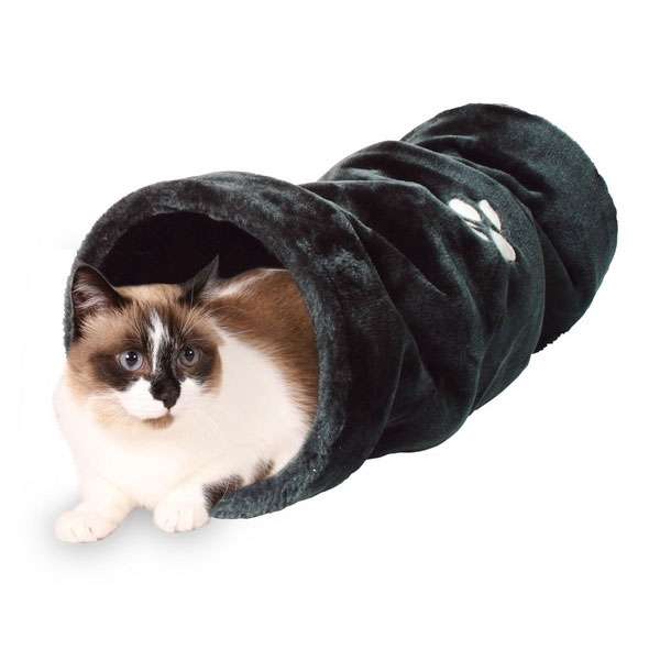 Trixie Crunch Plüschtunnel, 60 cm - Anthrazit 42987 trxi.jpg