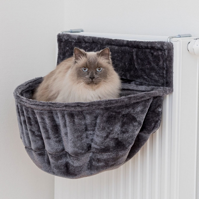 Trixie Kuschelsack XXL für Heizkörper – dunkelgrau