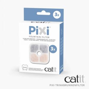 Catit PIXI Trinkbrunnenfilter – 3er Pack