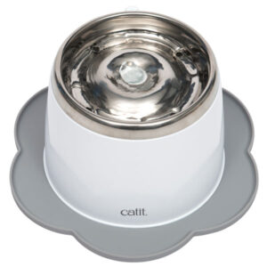 CATIT Silikonmatte Blume – 30 cm – Grau