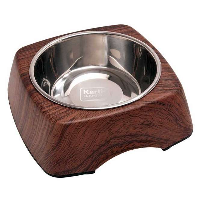 Karlie Flamingo Napf Kulho Wood - Palisander - 350 ml 44468 var 1.jpg