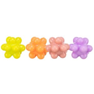 Trixie 4 Noppenbälle aus Gummi – 3 cm