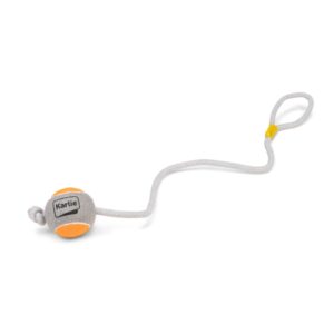 Karlie Tennisball mit Seil – 6 cm