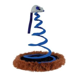 Trixie Spielmaus auf Spiralfeder – ca. 19 x 25 cm
