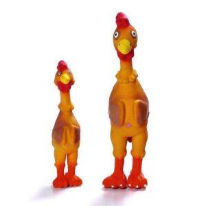 Karlie Latex-Huhn mit Sqeeker – 16 cm