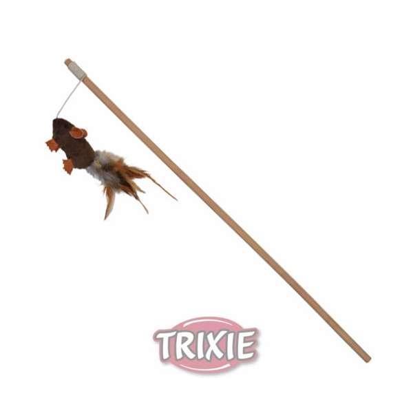 Trixie Spielangel Plüschmaus mit Federn 45801 trxi 1.jpg