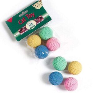 Karlie Katzen-Soft-Golfbälle – 4er Set