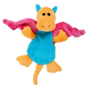 Karlie Triple-X Plüschspielzeug Dino – 18 cm