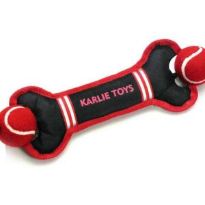 Karlie NYLON TOY PLUS Knochen mit 2 Tennisbällen