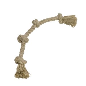 Nobby Spielseil Sisal-Cotton-Mix – 4 Knoten