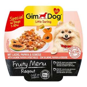 Fruity Menu Ragout mit Lachs, Papaya und Gemüse 100 g