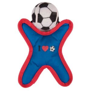 Karlie Flamingo Fußballfigur aus Nylon – Blau