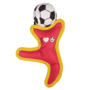 Karlie Flamingo Fußballfigur aus Nylon – Rot